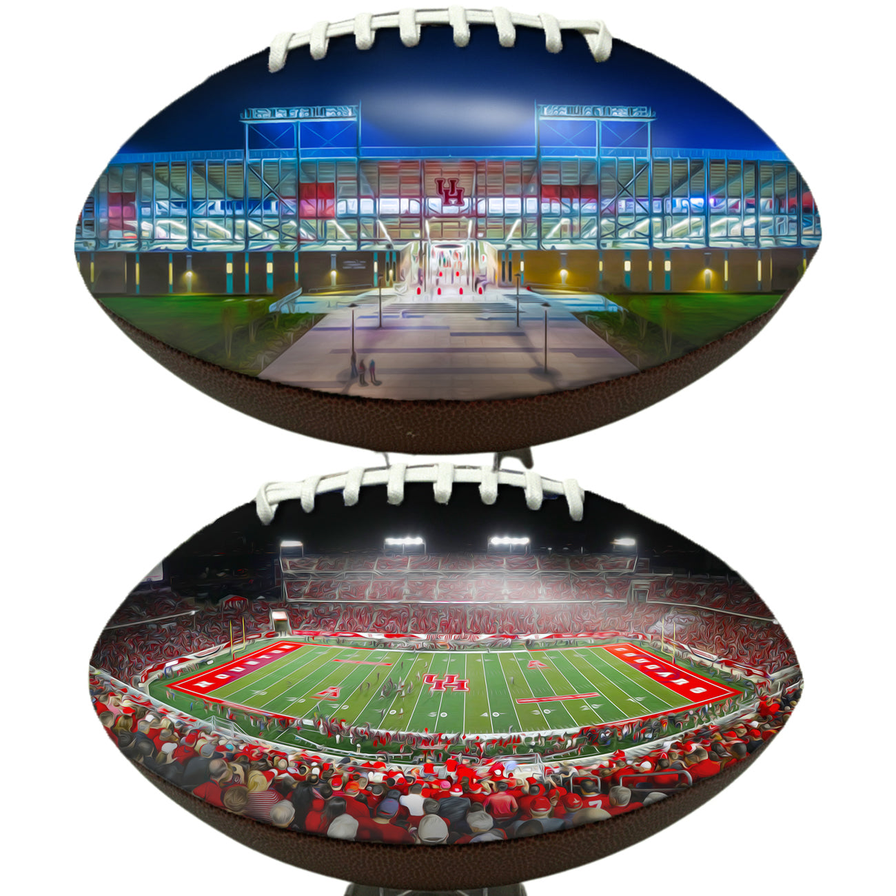 TDECU Stadium Football University Series | Custom Footballs for a College Football Fan