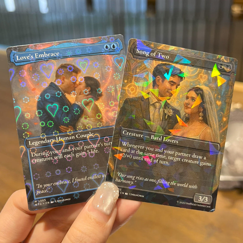 Custom Anime Couples Magic Card