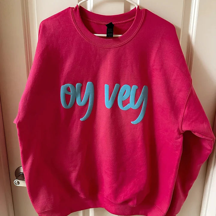 Custom 3D PUFF Print Team/School/Mascot College Sweatshirt Game Day Quotes