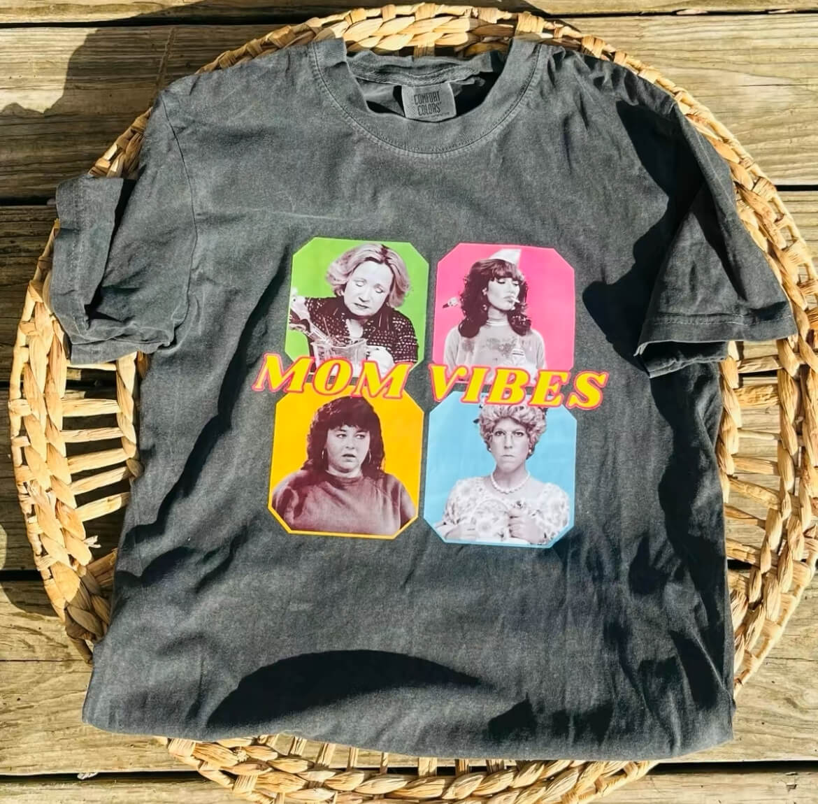 Custom Mom Vibes Vintage Photo Tee/Sweatshirt-Unique Personalized Photo T-shirt | Mother's Day Gift