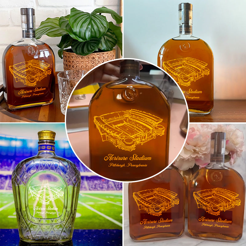 Custom Acrisure Stadium Whiskey Bottles-Gifts For Sports Lovers