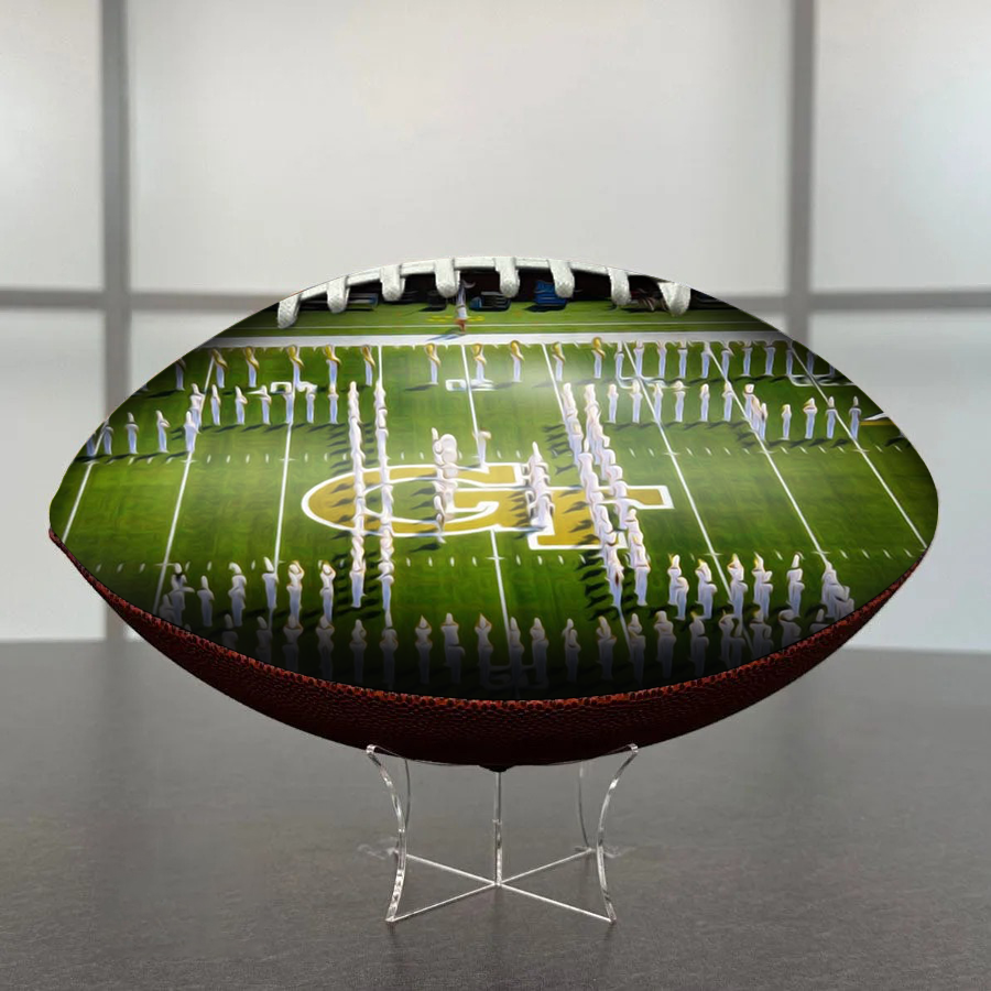 Bobby Dodd Stadium Football University Series | Custom Footballs for a College Football Fan
