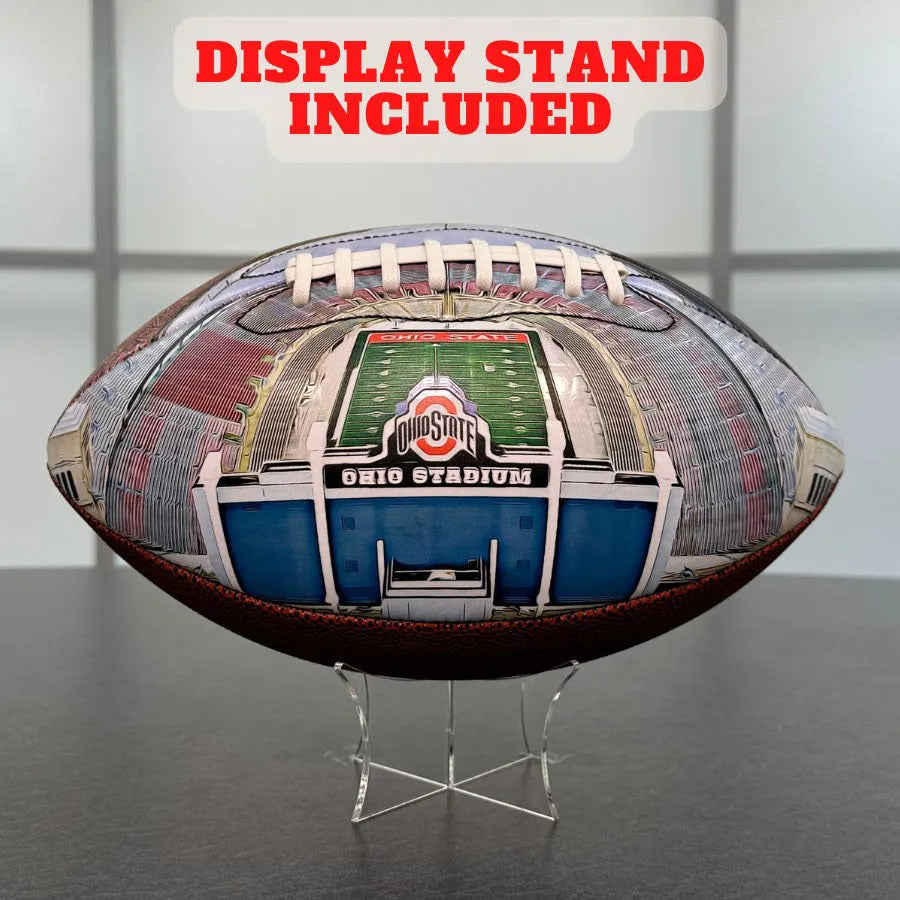 Ohio Stadium Football University Series | Custom Footballs for a College Football Fan