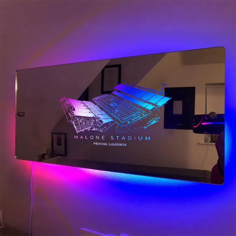 Malone Stadium Mirror Light-Gifts For Sports Lovers