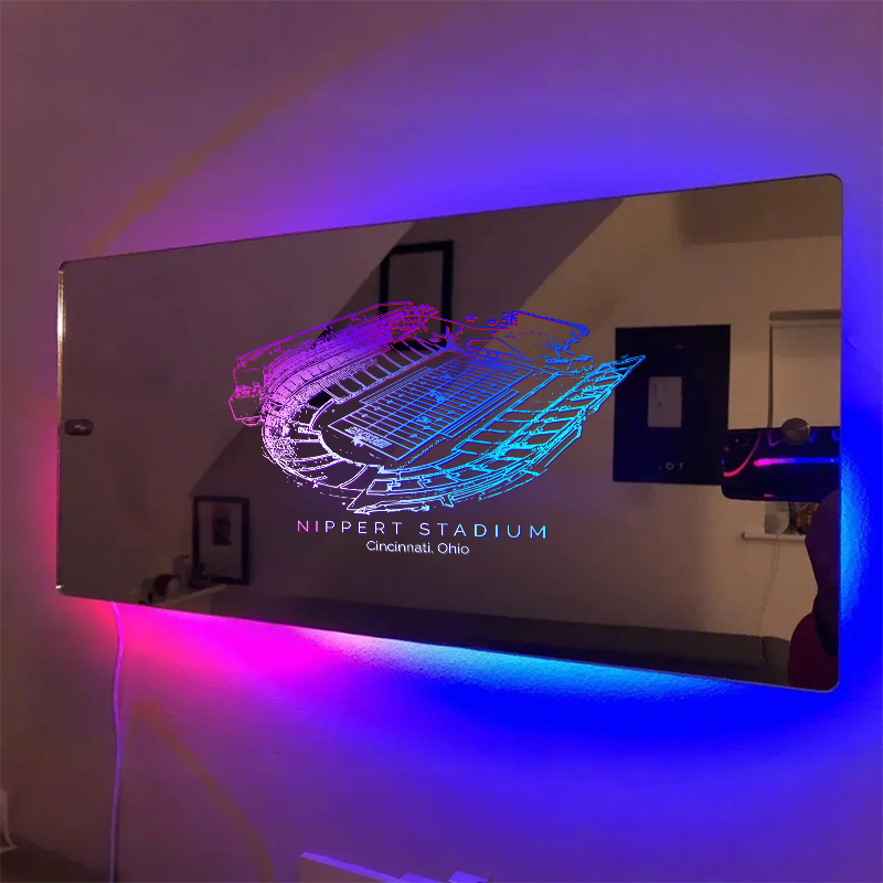 Nippert Stadium Mirror Light-Gifts For Sports Lovers
