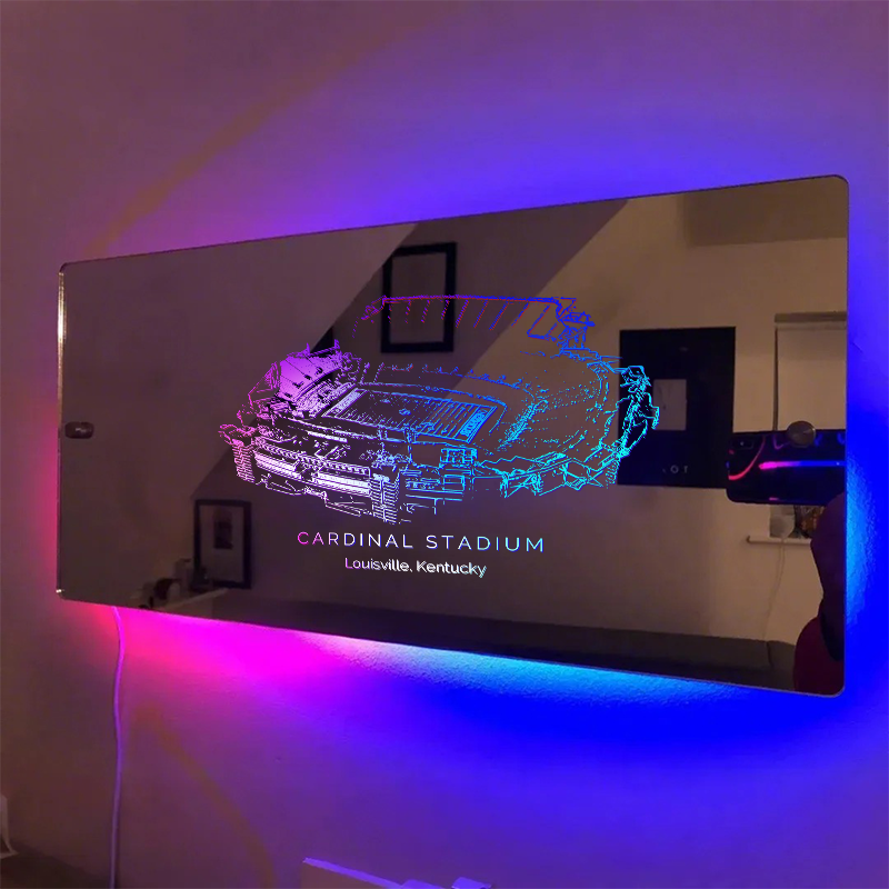 Cardinal Stadium Mirror Light-Gifts For Sports Lovers