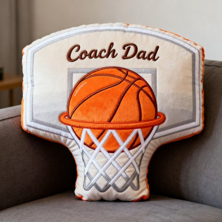 Personalized Graphic3D Print Basketball Hoop Pillow with Custom Text for Basketball Lovers