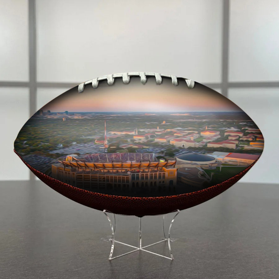 Amon G. Carter Stadium Football University Series | Custom Footballs for a College Football Fan