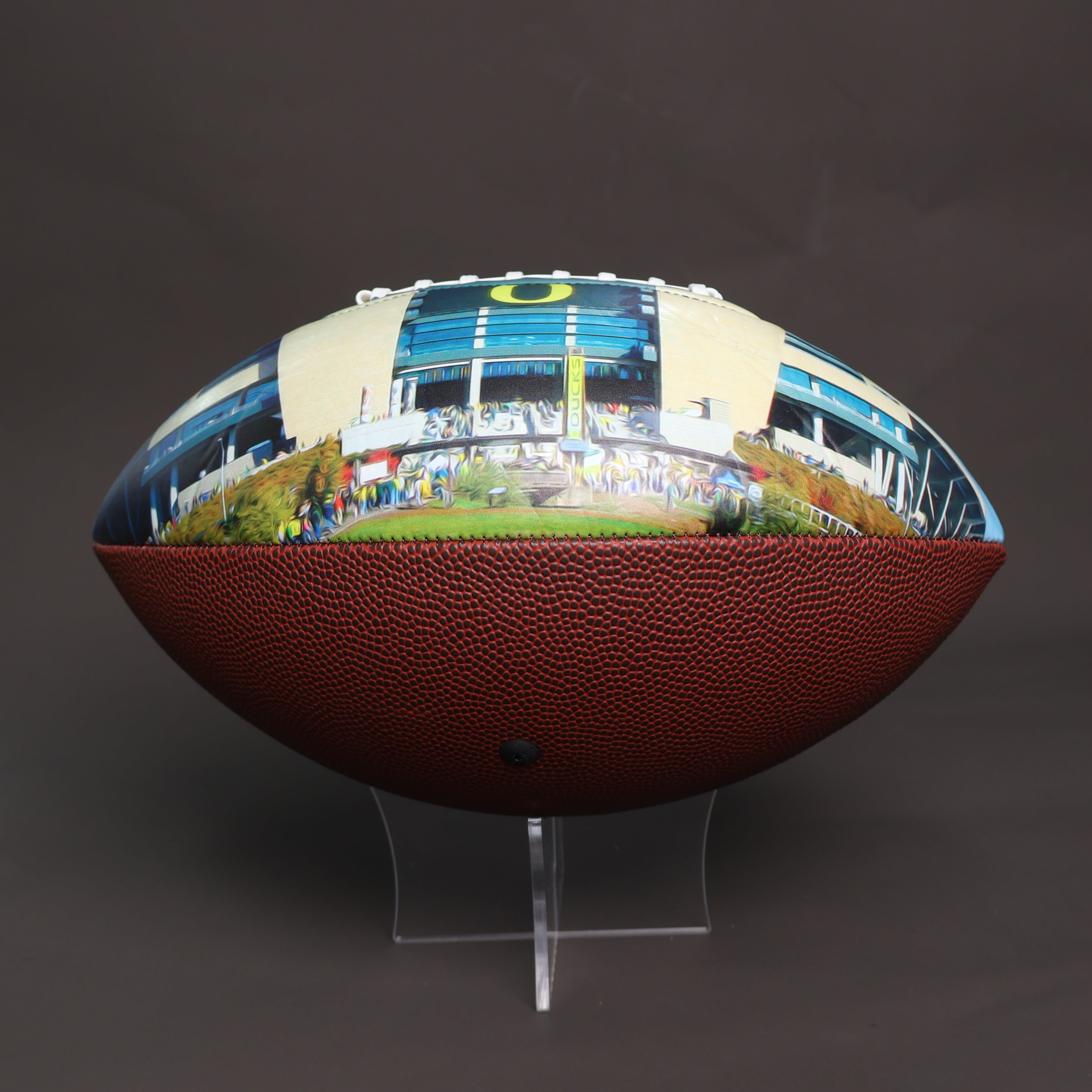Autzen Stadium Football University Series | Custom Footballs for a College Football Fan