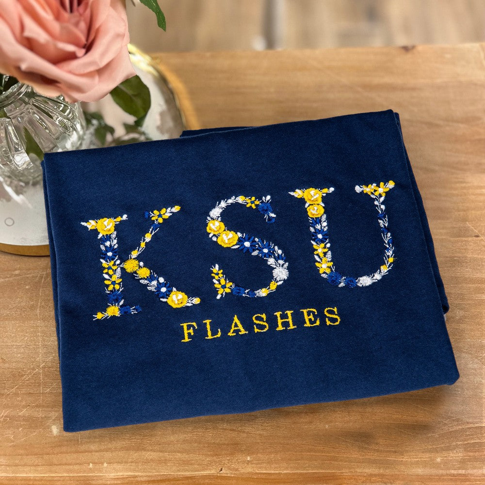 Personalized Embroidered Floral Letter College Sweatshirt Hoodie Unique Graduation Gift Ideas | Gifts for Sports Mom