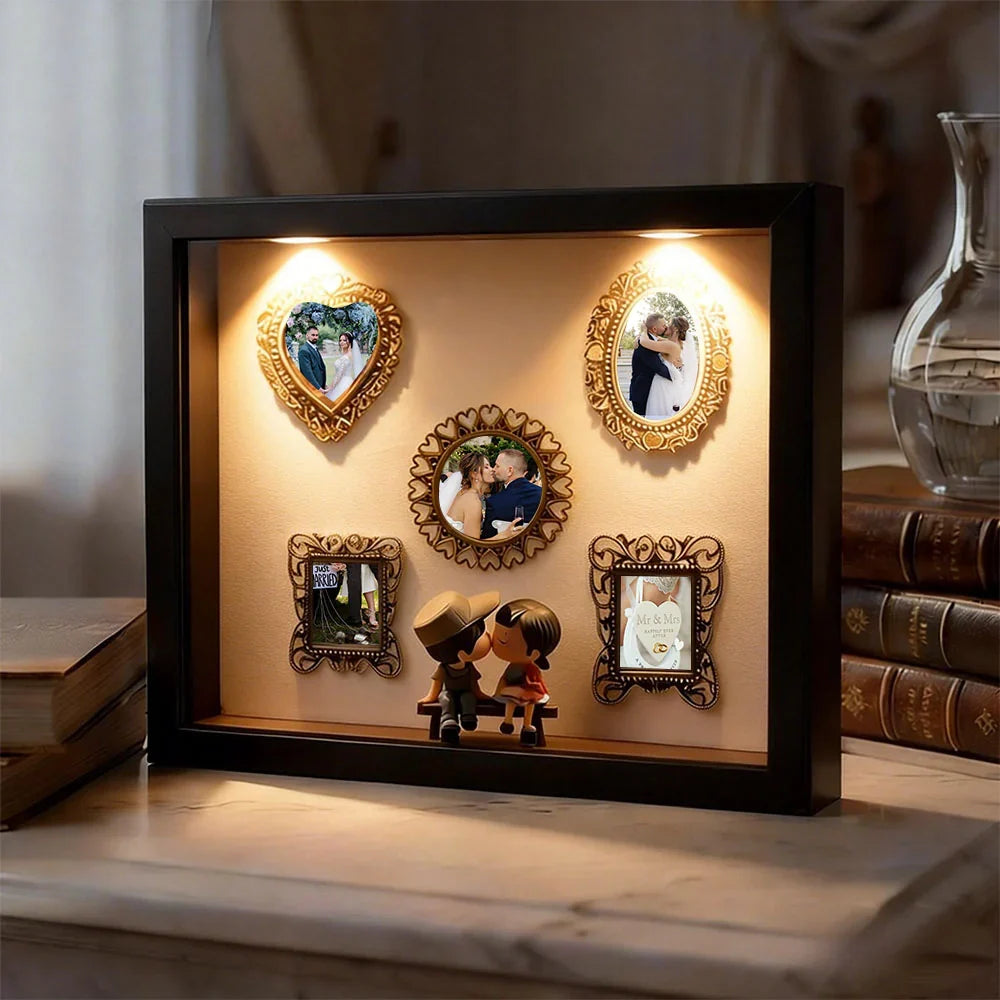 Personalized photo frame "Museum of Us" for couples - Adorable miniature museum Best Valentine's Day Gifts