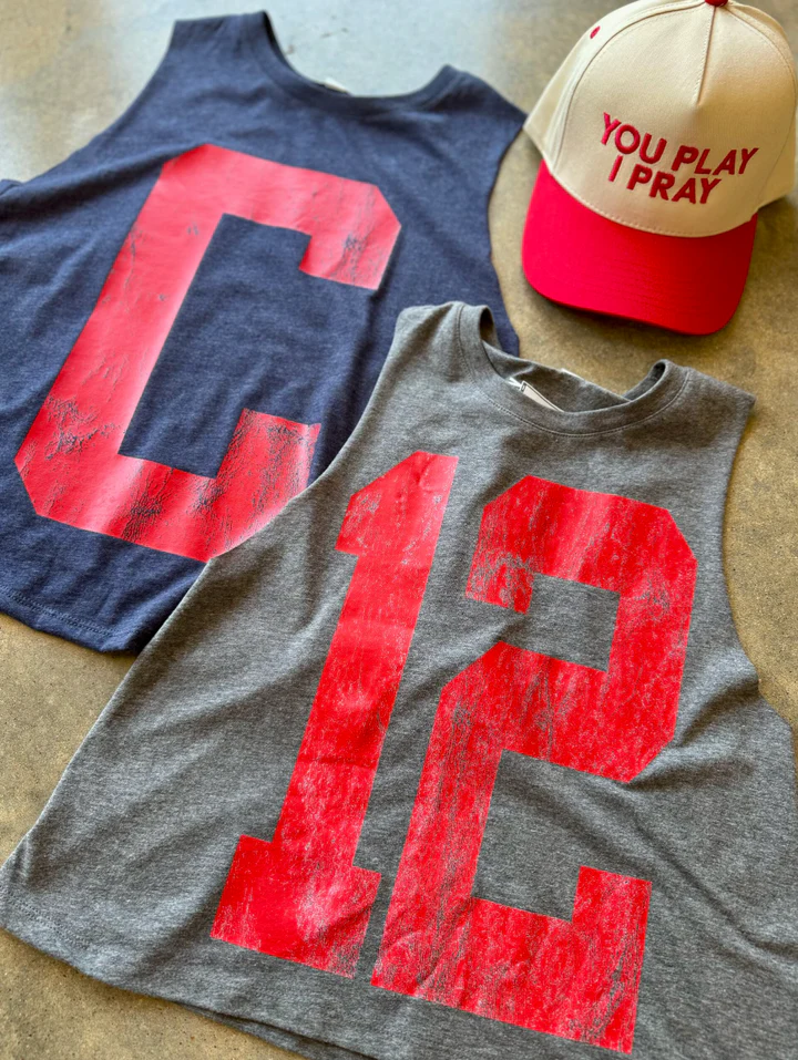 Custom #1 Fan Relaxed Tank | Gifts for Sports Mom