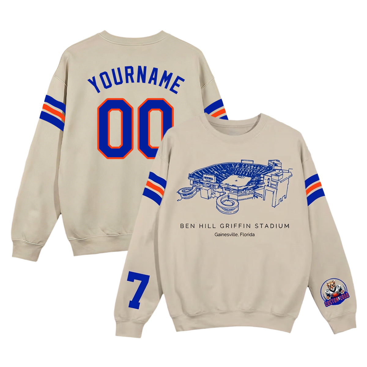 Custom Stadium Sweatshirt-Florida Gators football-College Football Sweatshirt