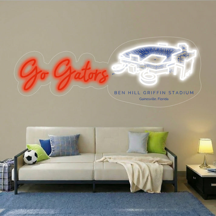 Ben Hill Griffin Stadium LED Neon Light | Game Day, Christmas for Sports Fans