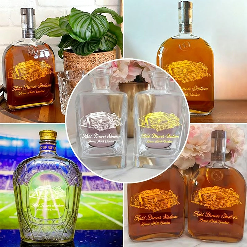 Custom Kidd Brewer Stadium Whiskey Bottles-Gifts For Sports Lovers