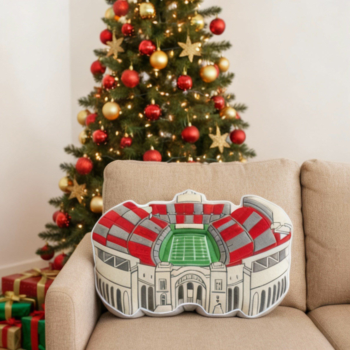 Ohio Stadium Pillow | Game Day, Christmas for Sports Fans