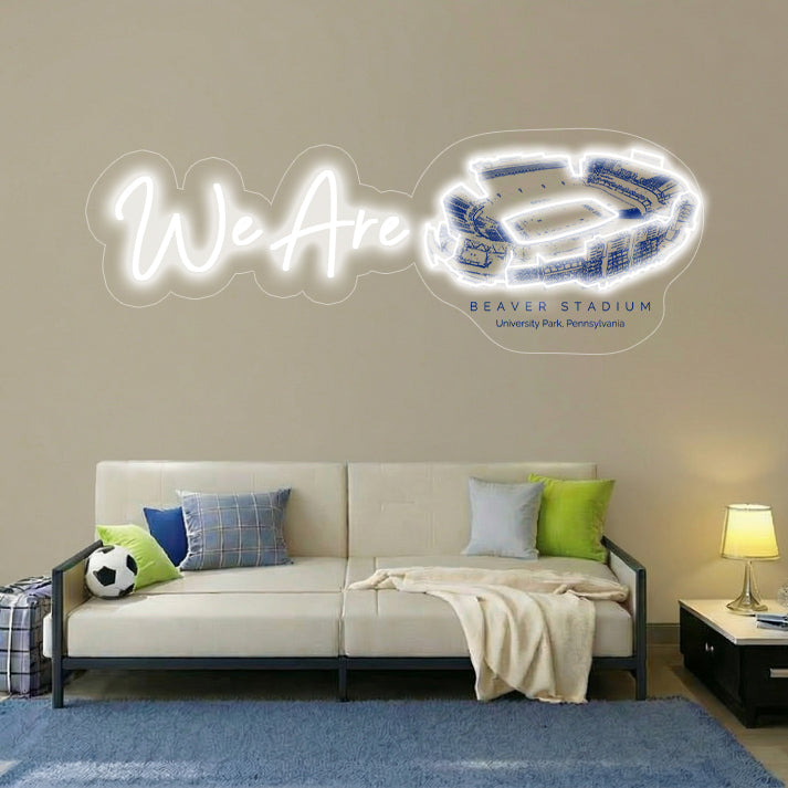 Beaver Stadium LED Neon Light | Game Day, Christmas for Sports Fans