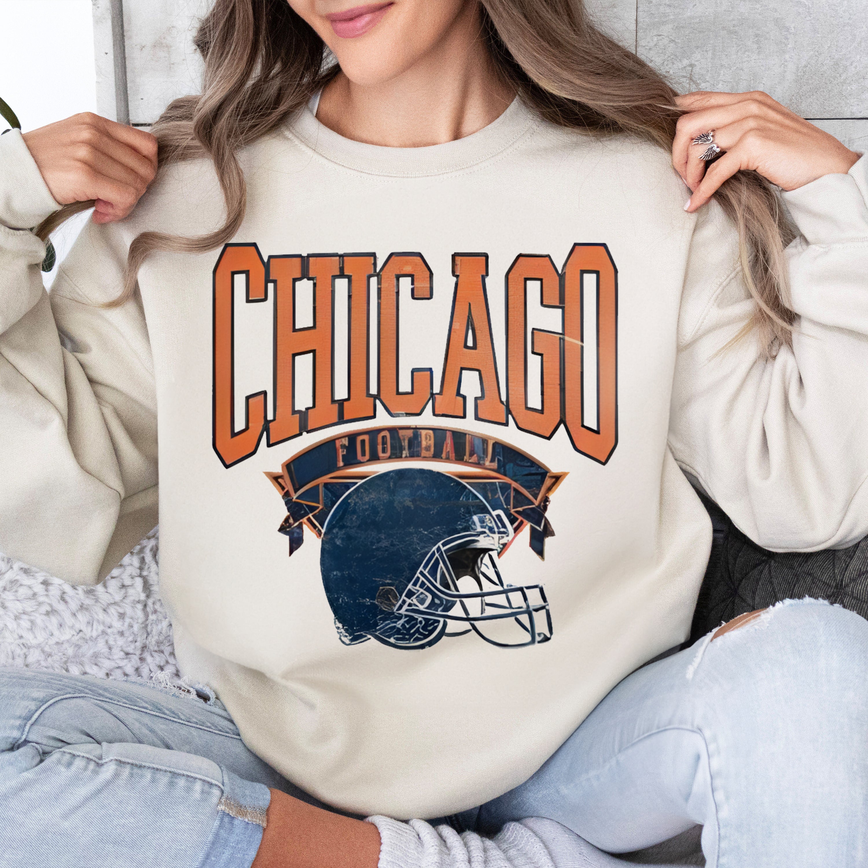Custom Vintage Football T-Shirt/Sweatshirt/Hoodie Hometown Pullover