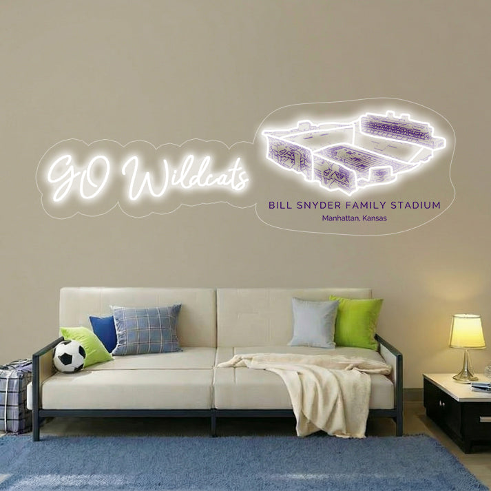 Bill Snyder Family Stadium LED Neon Light | Game Day, Christmas for Sports Fans