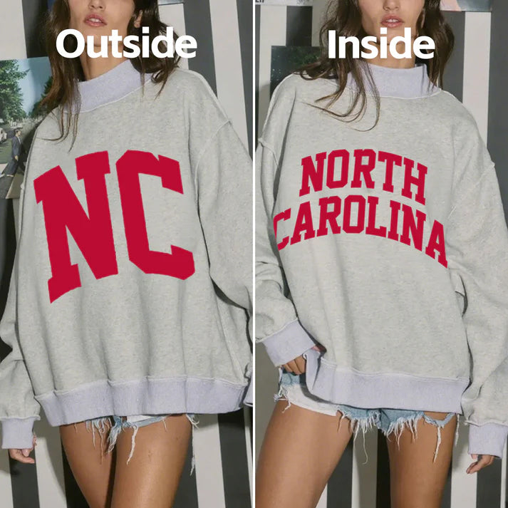 North Carolina/NC Reversible Mockneck