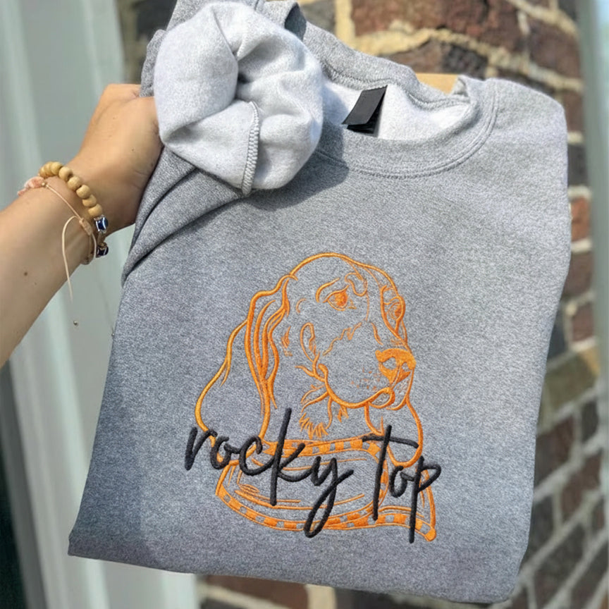 Custom Mascot Embroidered Sweatshirt & Tshirt