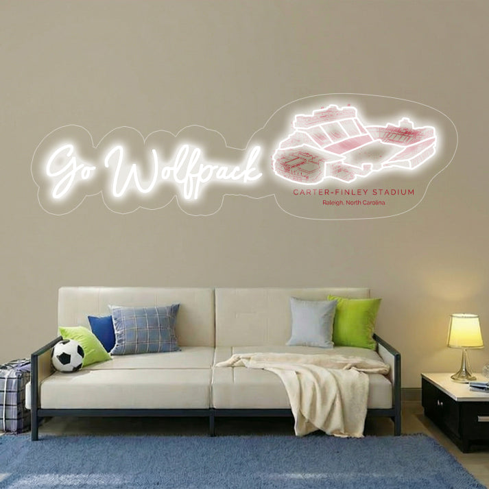 Carter–Finley Stadium LED Neon Light | Game Day, Christmas for Sports Fans