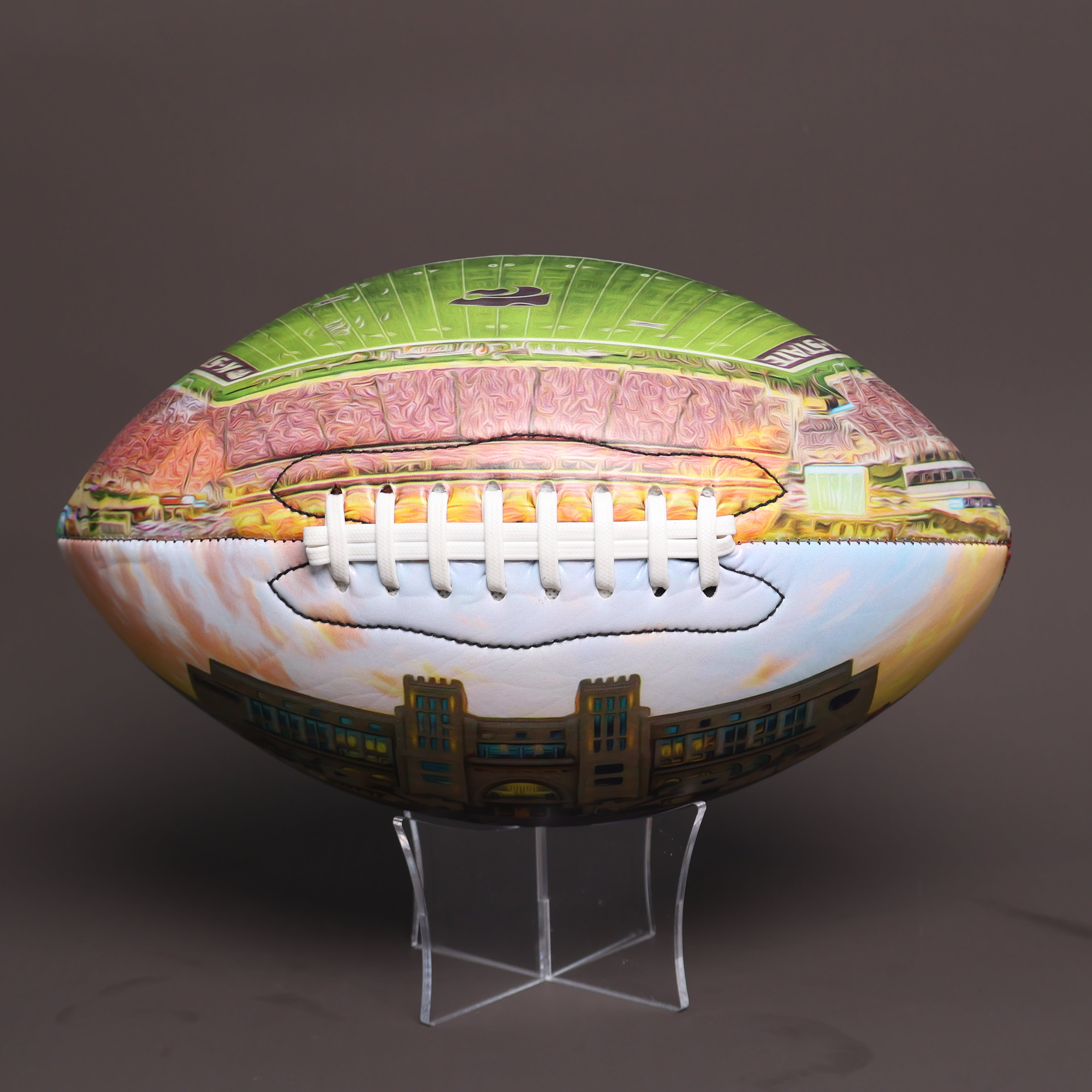 Bill Snyder Family Football Stadium University Series | Custom Footballs for a College Football Fan