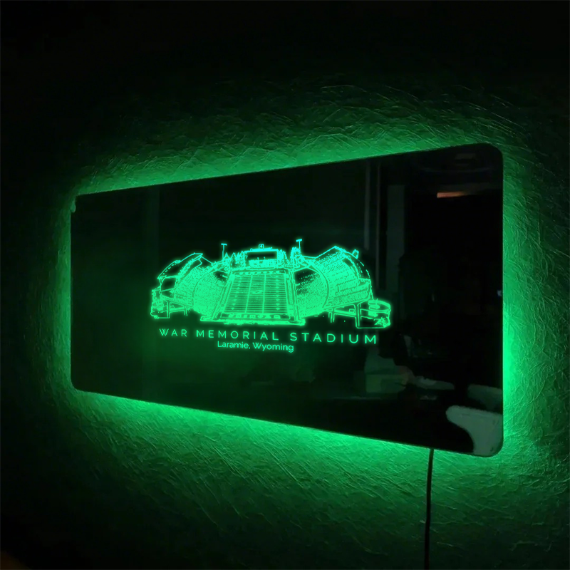 War Memorial Stadium Mirror Light-Gifts For Sports Lovers