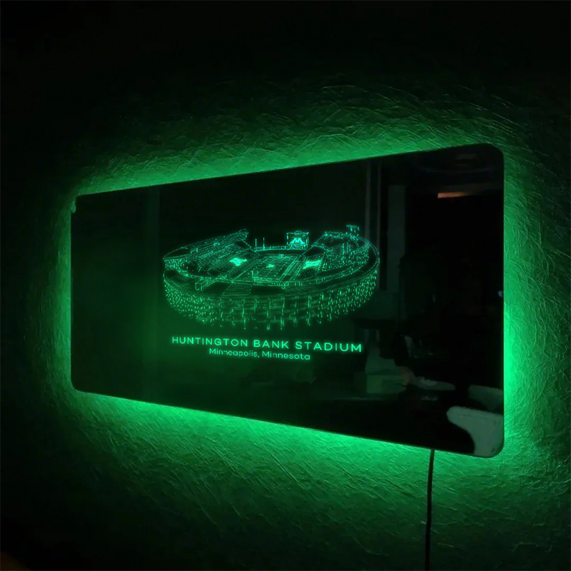 Huntington Bank Stadium Mirror Light-Gifts For Sports Lovers