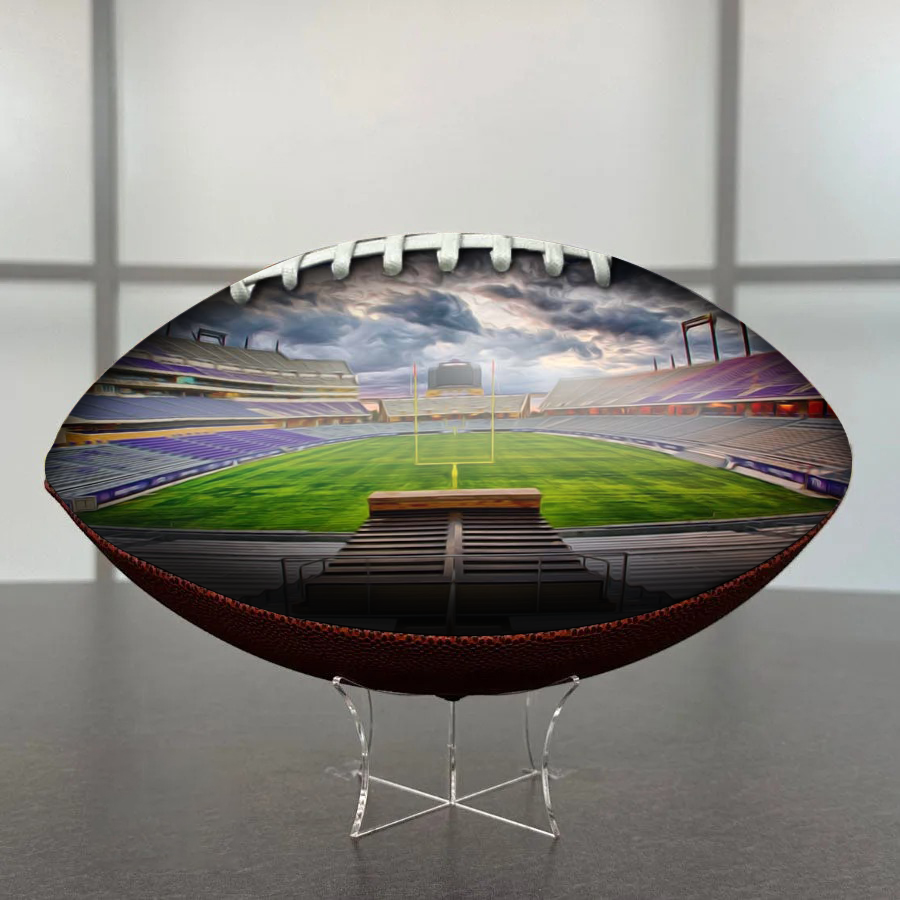 Amon G. Carter Stadium Football University Series | Custom Footballs for a College Football Fan
