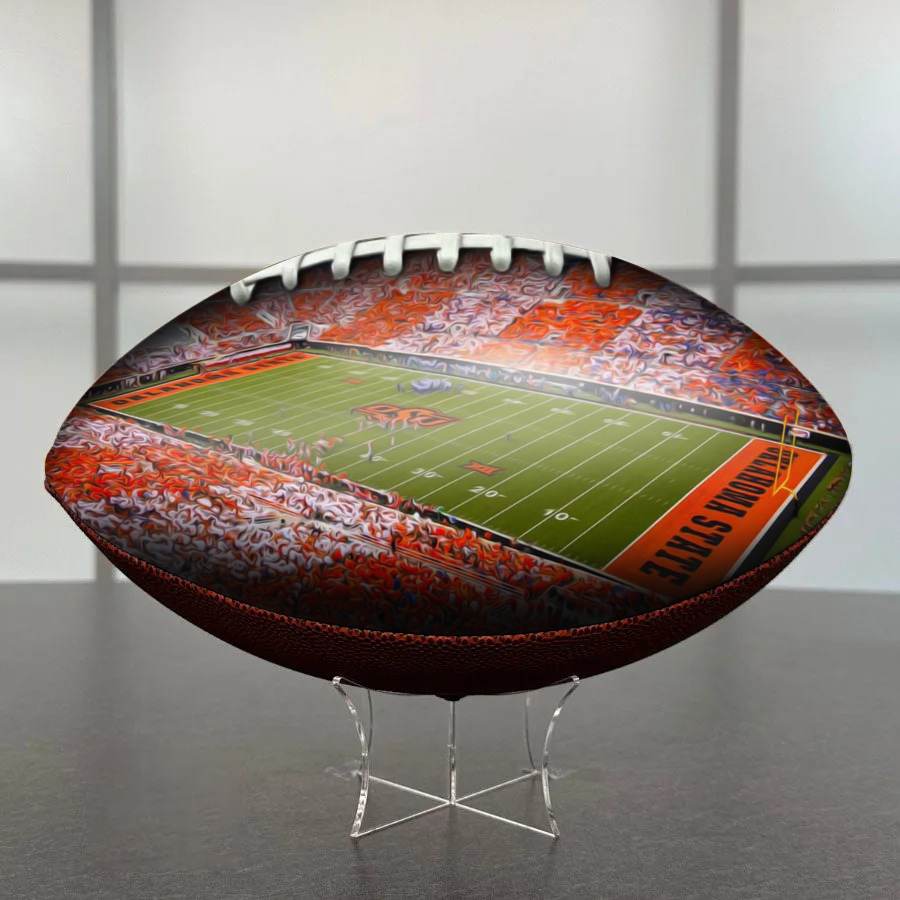 Boone Pickens Stadium Football University Series | Custom Footballs for a College Football Fan