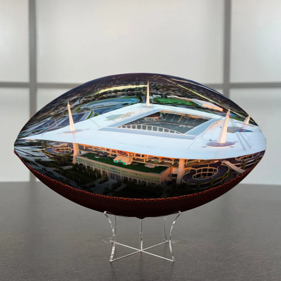 Hard Rock Stadium Football University Series | Custom Footballs for a College Football Fan