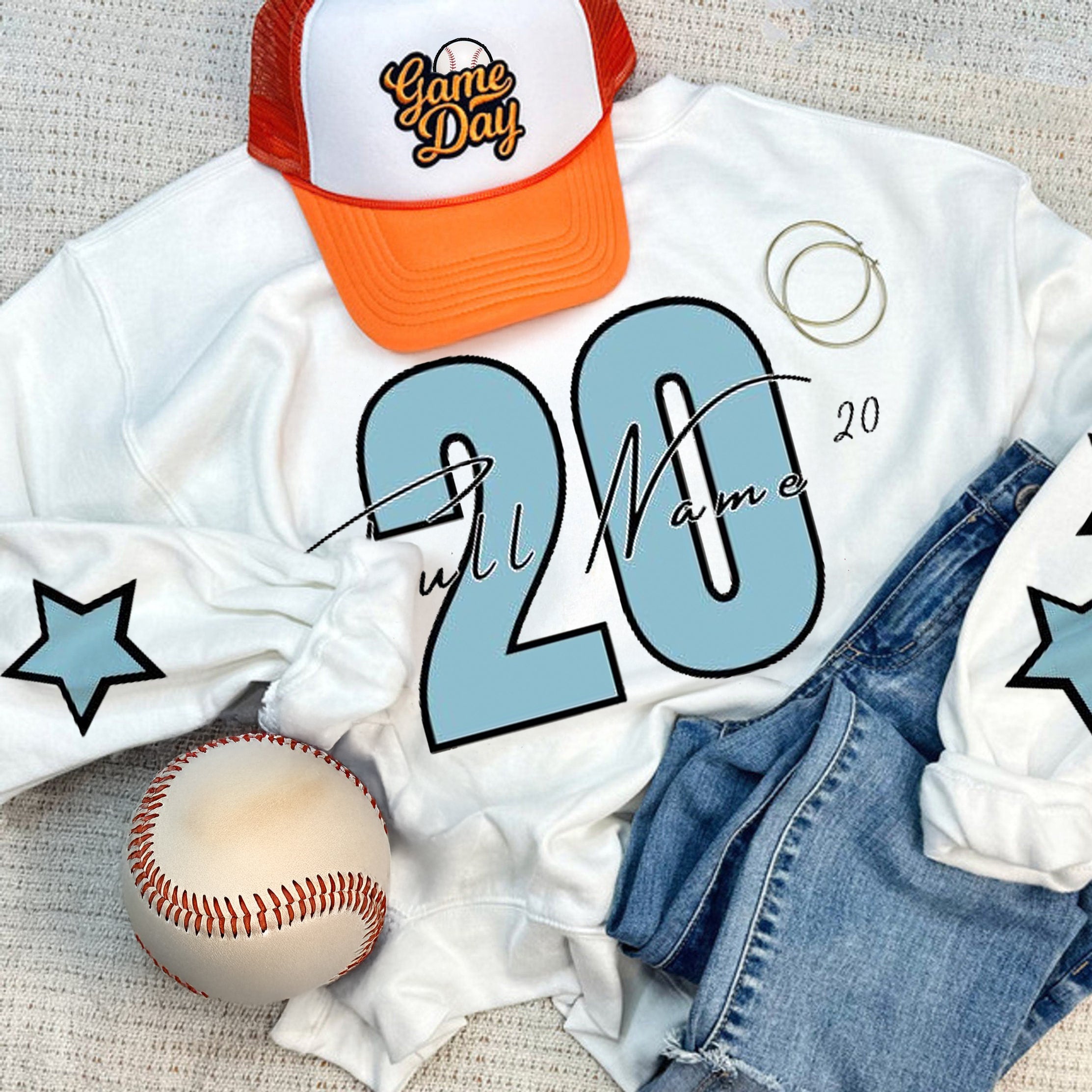 Custom Sport Signature Sweatshirt | Gifts for Sports Mom