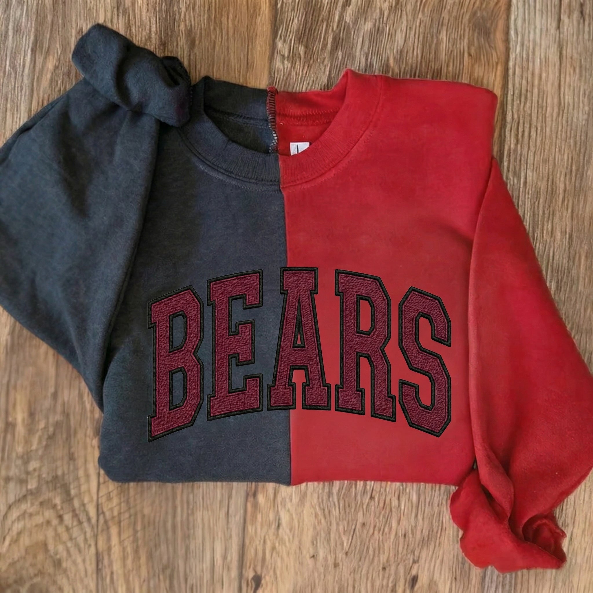 Custom Team Two Tone Mascot Sweatshirt – Personalized Sweatshirt | Gifts for Sports Mom