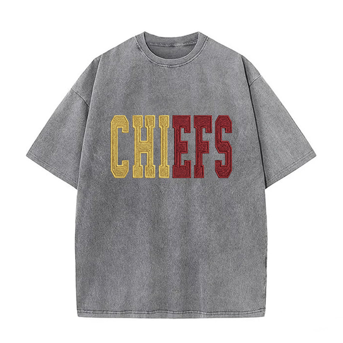 Custom Glitter Embroidered Washed Sweatshirt | Gifts for Sports Mom