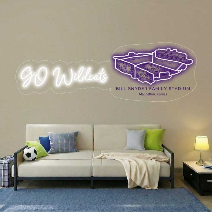 Bill Snyder Family Stadium LED Neon Light | Game Day, Christmas for Sports Fans