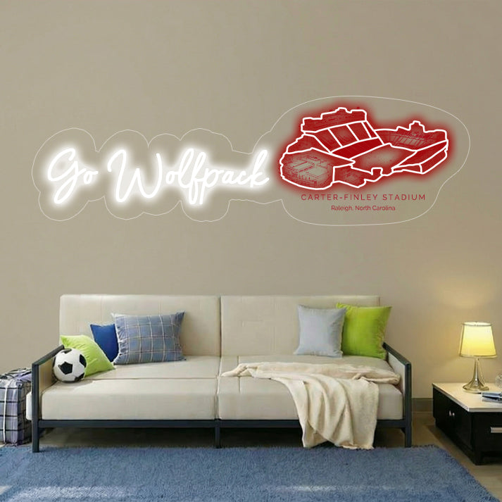 Carter–Finley Stadium LED Neon Light | Game Day, Christmas for Sports Fans