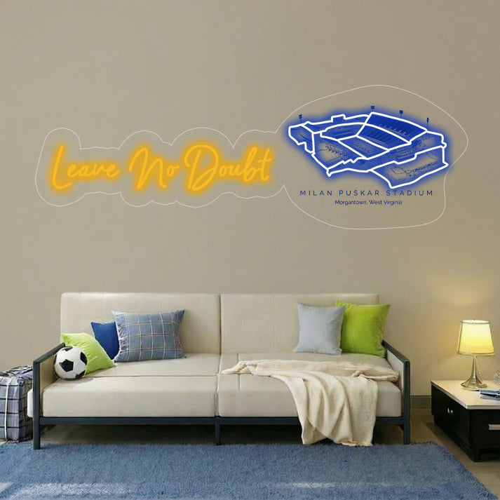 Milan Puskar Stadium LED Neon Light | Game Day, Christmas for Sports Fans
