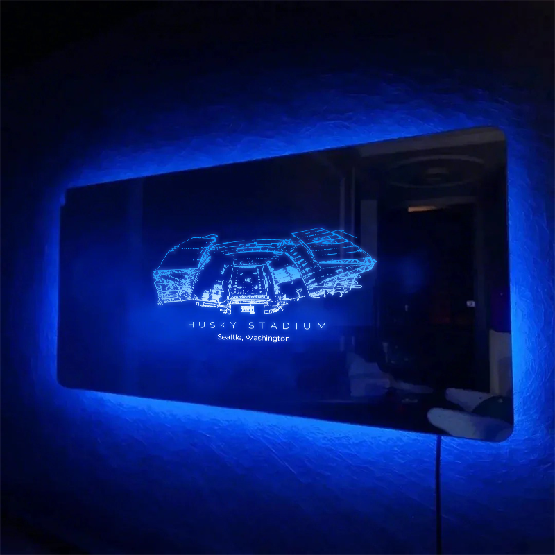 Husky Stadium Washington Mirror Light-Gifts For Sports Lovers