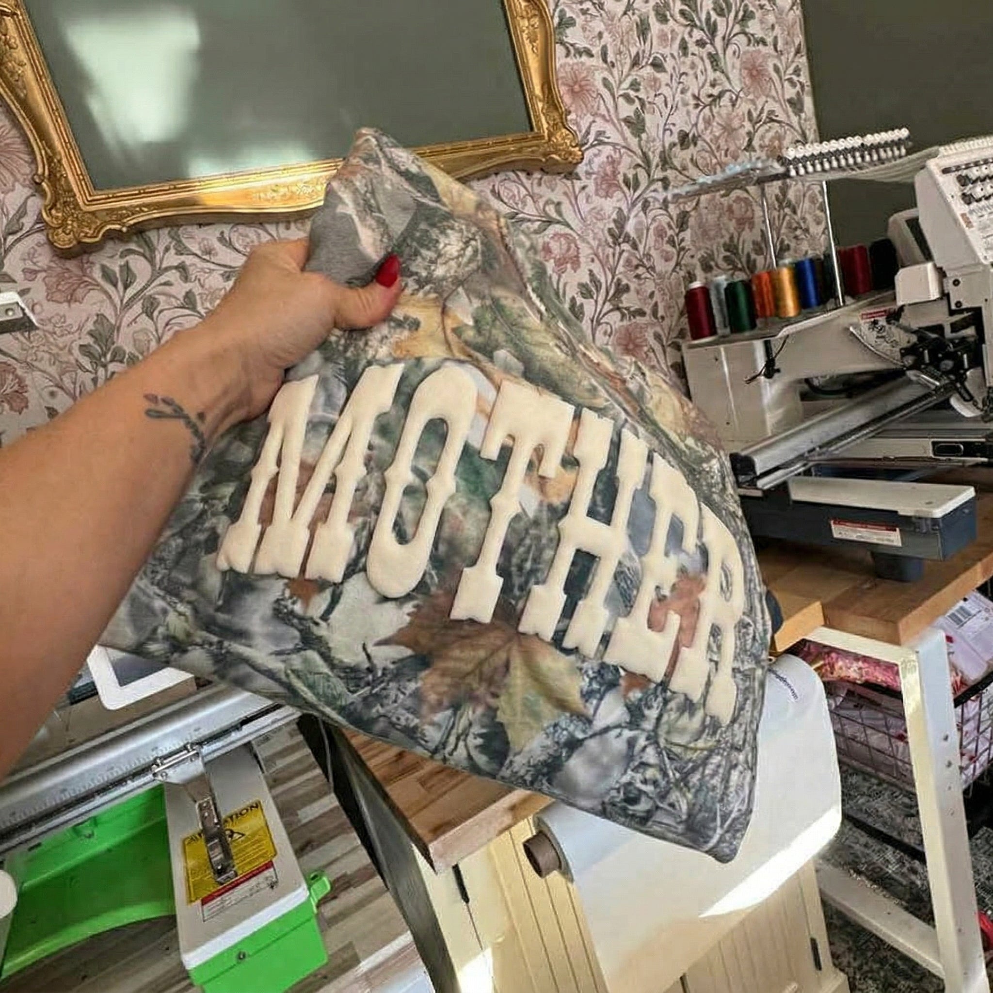 Custom MOTHER Camo Sweatshirt-Perfect Mother's Day Gift