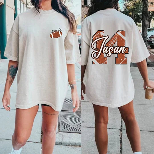 Custom Baseball/Softball/Football T-Shirt, Sports Tee | Gifts for Sports Mom