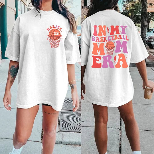 In My Basketball Mom Era T-shirt, Basketball Mama Shirt, Basketball Shirt, Sport Mom Gift | Gifts for Sports Mom