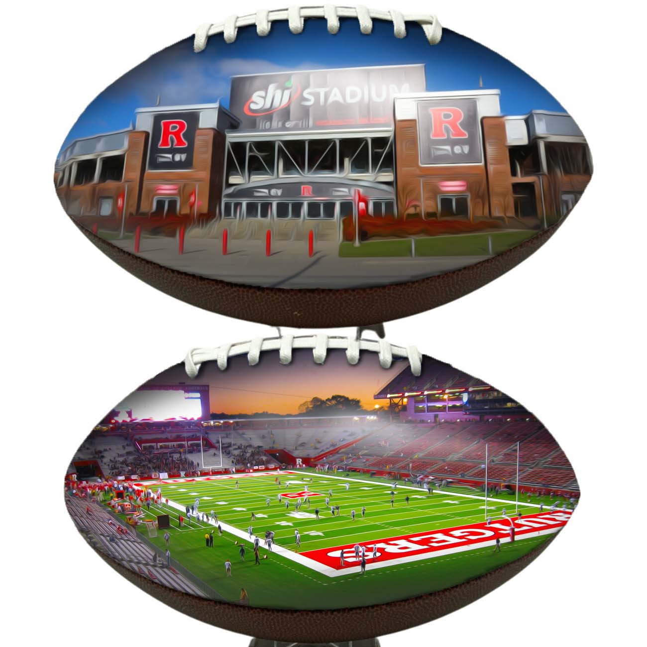 SHI Stadium Football University Series | Custom Footballs for a College Football Fan
