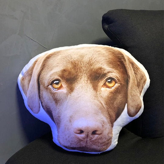 Custom Dog Face Pillow, Custom Shaped Pillow, Personalized Cat Dog Cushion, For Pet Lovers