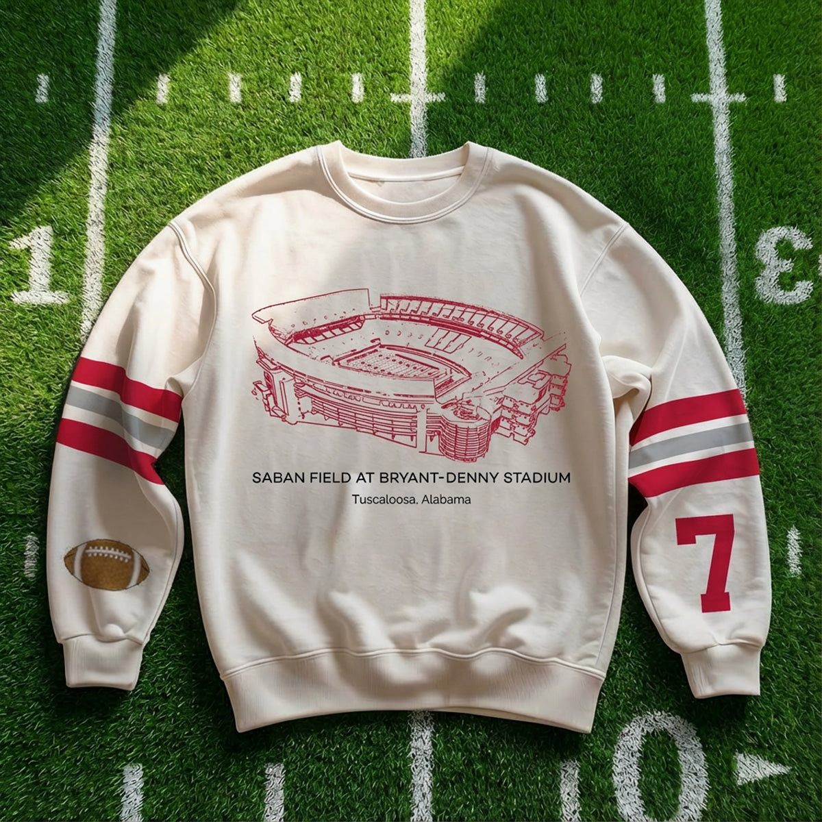 Custom Stadium Sweatshirt-Alabama Crimson Tide football-College Football Sweatshirt