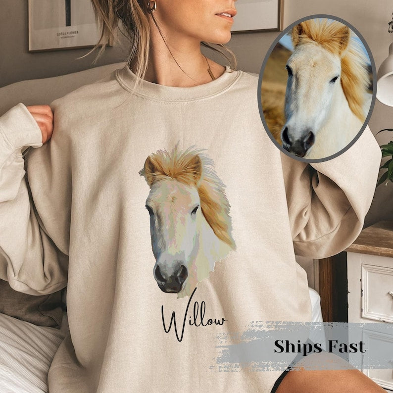 Personalized Cat Photo Sweatshirt,Custom Print Hoodie T-shirt