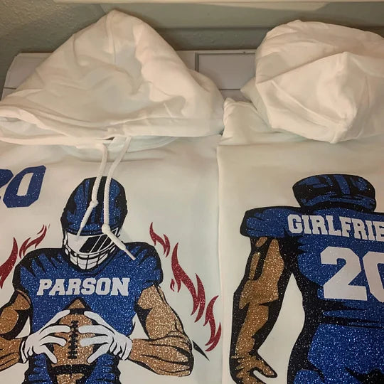 Custom Glitter Basketball T-Shirt Sweatshirt - Shine On Game Day