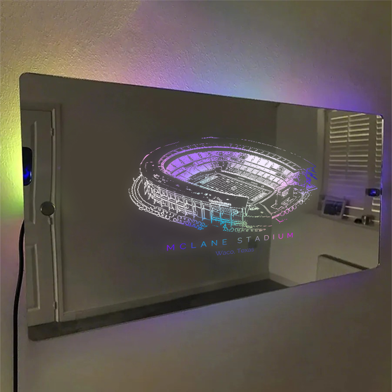 McLane Stadium Mirror Light-Gifts For Sports Lovers