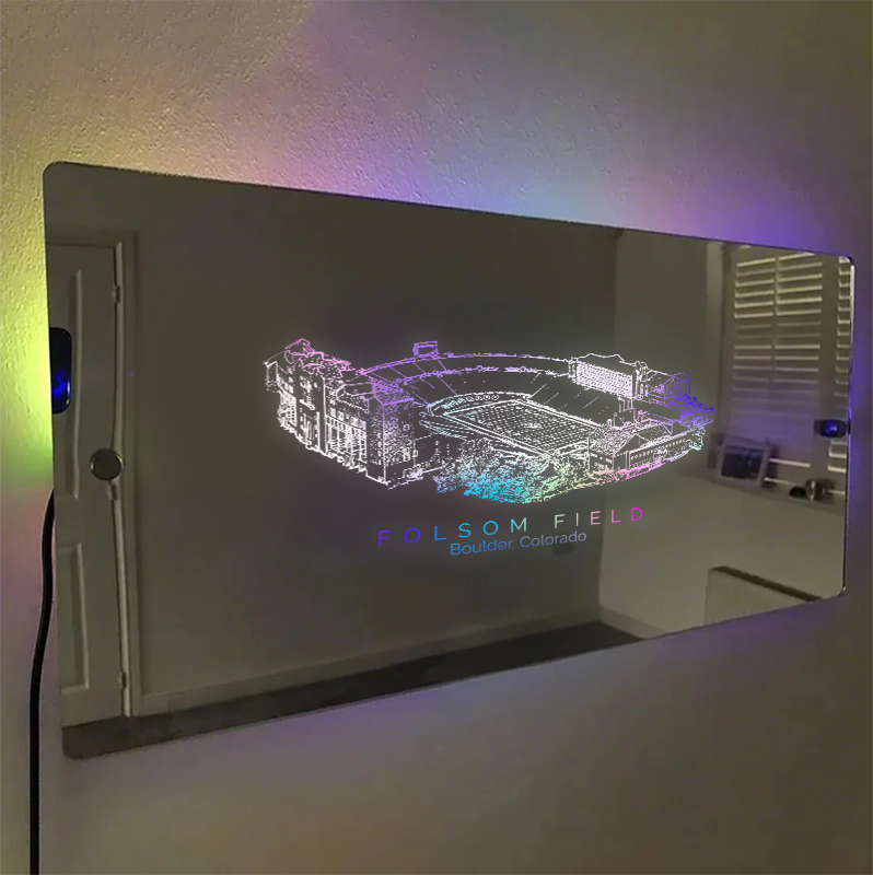 Folsom Field Stadium Mirror Light-Gifts For Sports Lovers