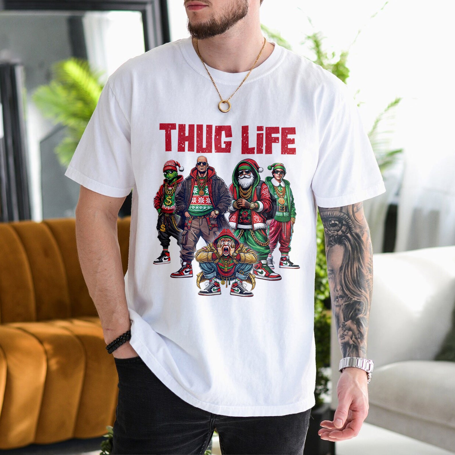 Custom Christmas Movie Character T-Shirt | Christmas Gifts